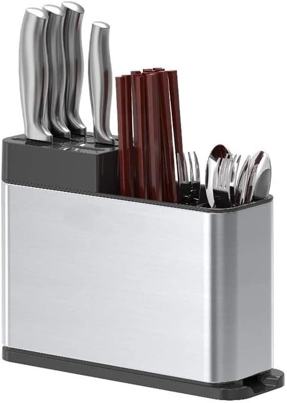 Organizador de Cuchillos y Cubiertos para Cocina - Portacuchillos Multifuncional